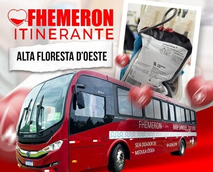 Fhemeron Itinerante estará em Alta Floresta: Doe Sangue, Doe Vida!