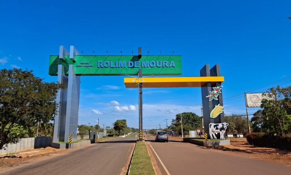 Portal de entrada moderniza Rolim de Moura e se torna novo cartão-postal do município