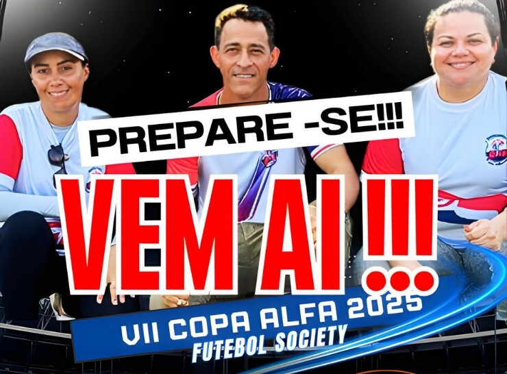 Vem aí a 7ª Copa Alfa 2025 de Futebol Society em Alta Floresta D´Oeste