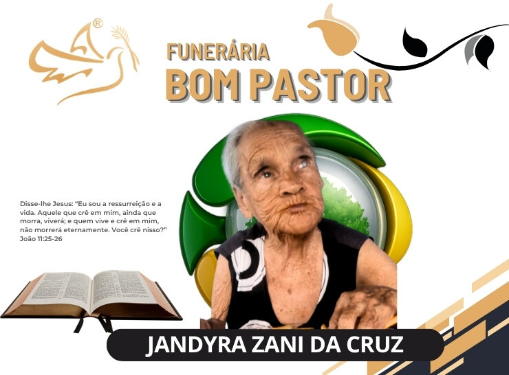 A Bom Pastor comunica o falecimento de Jandyra Zani da Cruz
