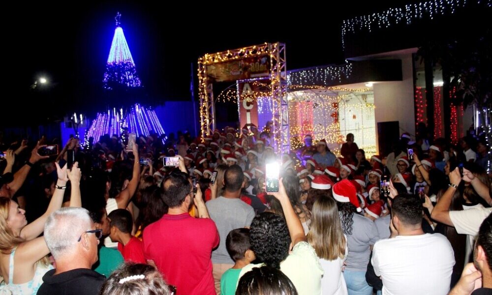 Campanha Luzes de Natal vai premiar com R$ 80 mil lojistas e consumidores em Ouro Preto do Oeste