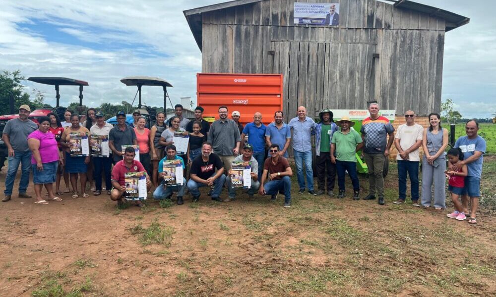 Ismael Crispin conclui entregas de 2025 com apoio à produção rural em São Miguel do Guaporé