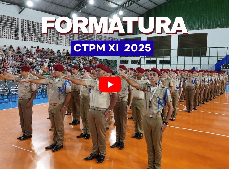 Cobertura: Formatura Colégio Tiradentes da Polícia Militar CTPM XI em Alta Floresta 2025