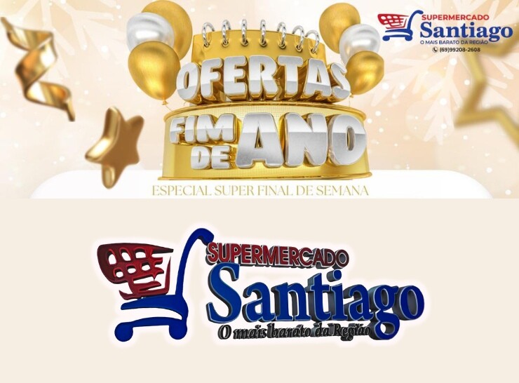 Ofertas de fim de ano no Supermercado Santiago, confira!