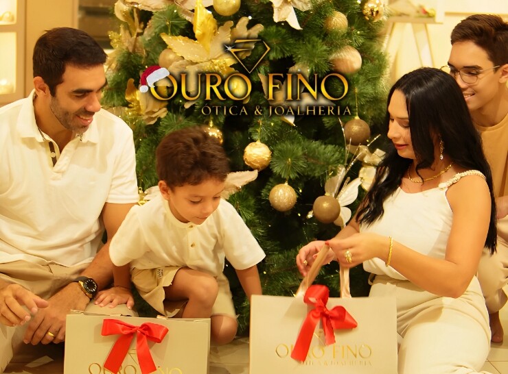 Mensagem de Fim de Ano da Ótica e Relojoaria Ouro Fino
