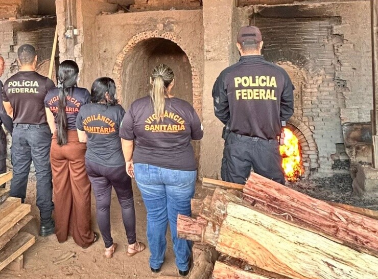 PF realiza incineração de entorpecentes apreendidos em Guajará-Mirim/RO