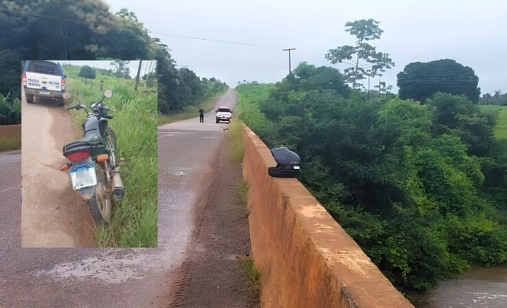 Homem desaparece após suspeita de pular de ponte sobre o Rio Branco, em Alta Floresta