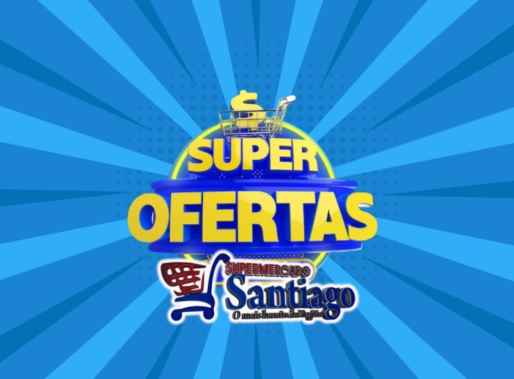 Super ofertas fecha mês no Supermercado Santiago, confira!