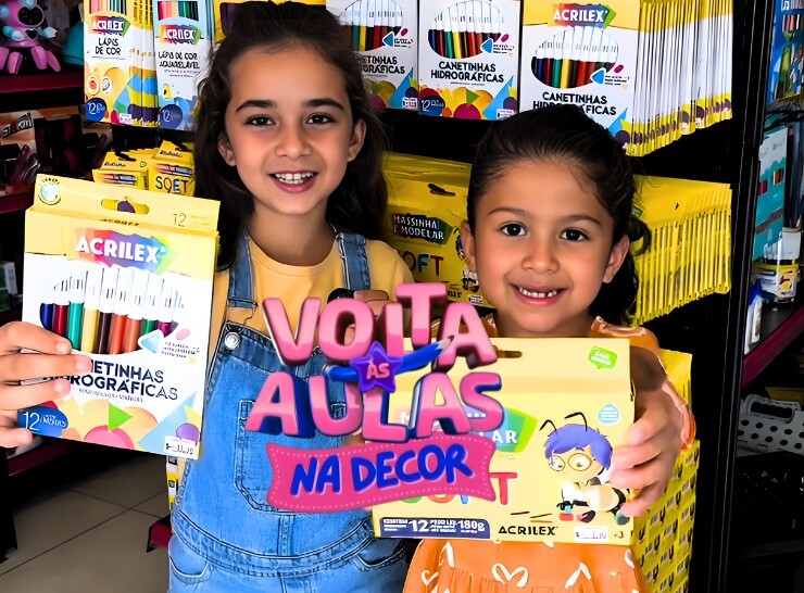 Volta às Aulas com a Decor Utilidades traz novidades que encantam crianças e pais
