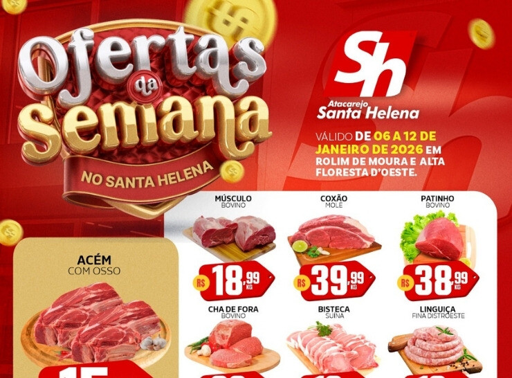 Ofertas da semana no Atacarejo Santa Helena, confira!