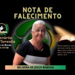 A Funerária Alta Floresta comunica o falecimento da Senhora Belmira de Jesus Babosa