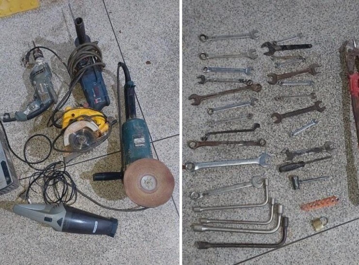 Polícia Militar recupera parte de ferramentas furtadas de obra da Prefeitura em Nova Brasilândia