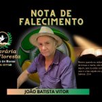 A Funerária Alta Floresta comunica o falecimento do Senhor João Batista Vitor