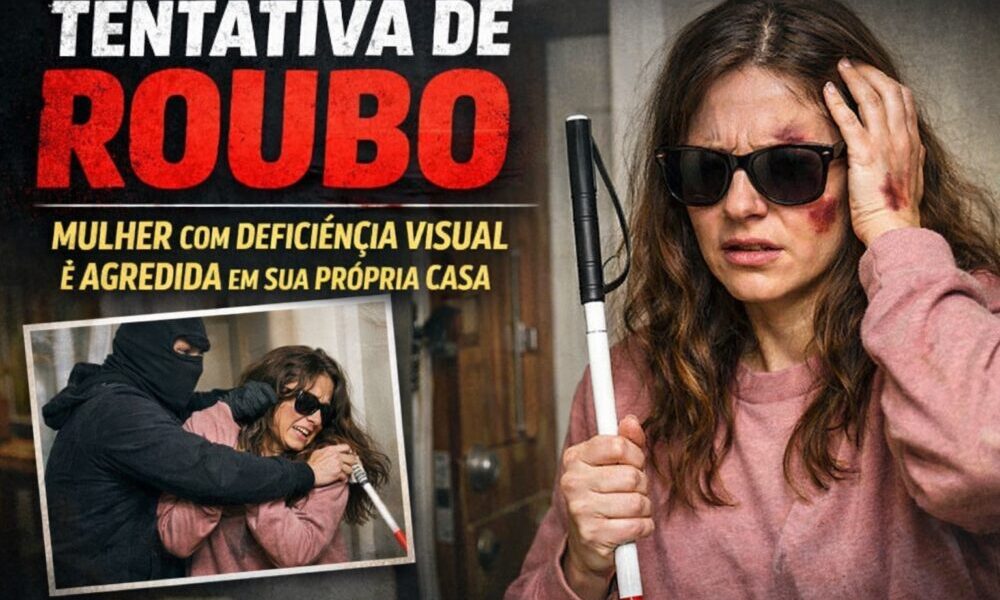 Alta Floresta – Tentativa de Roubo, Mulher com Deficiência Visual é Agredida em Sua Própria Casa