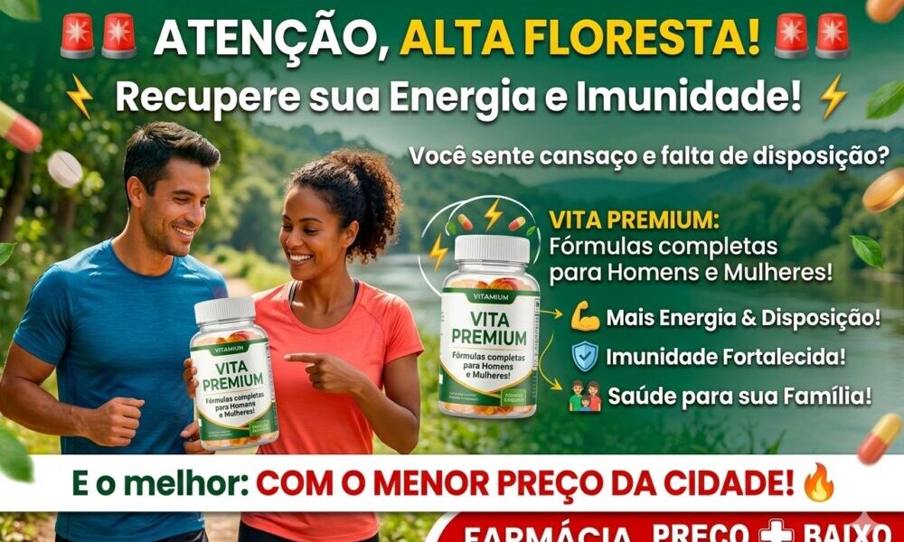 Saúde e Vitalidade: Farmácia Preço Baixo Lança Linha Completa de Vitaminas Vita Premium em Alta Floresta
