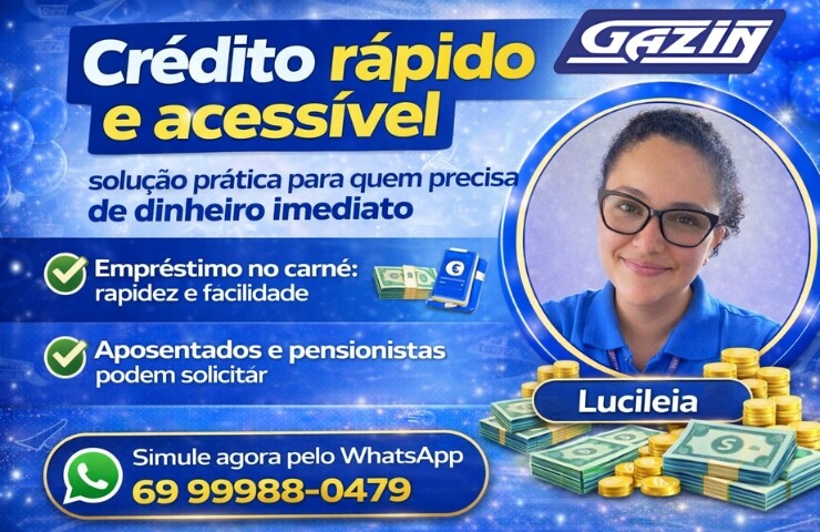 Crédito rápido e acessível: solução prática para quem precisa de dinheiro imediato na Gazin!