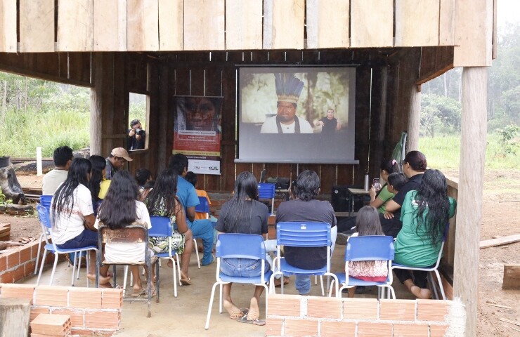 Vídeo documentário sobre a cultura da comunidade indígena Sabanê é exibido em aldeias de Vilhena
