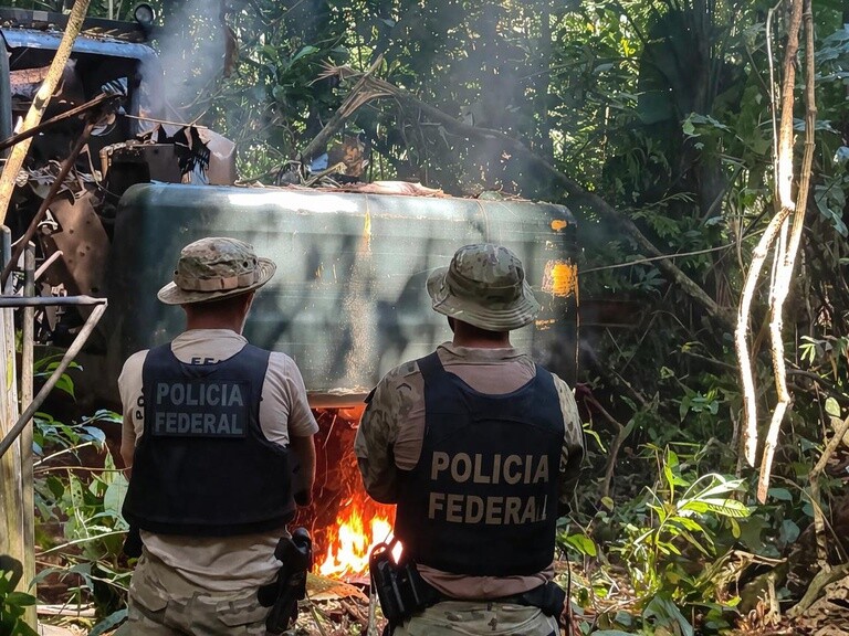 Polícia Federal atua contra garimpo ilegal e crimes ambientais em Rondônia