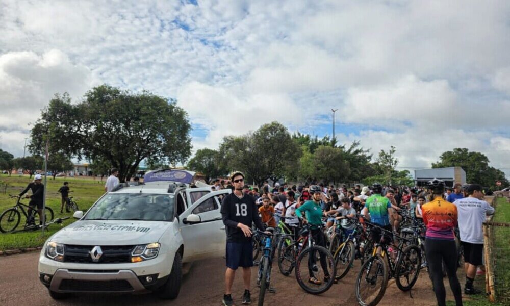 Águas de Rolim de Moura participa do 4° passeio ciclístico do colégio militar Tiradentes