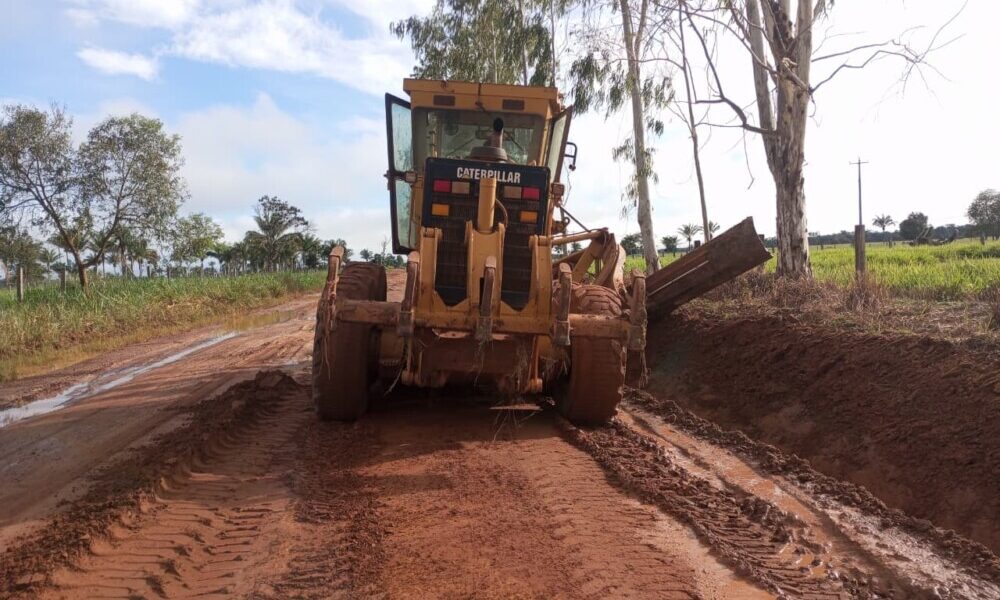 DER atende solicitação do deputado Jean Oliveira e inicia recuperação de 84 km da Linha P-40 em Alto Alegre dos Parecis