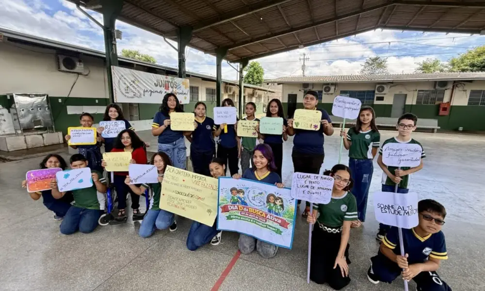 Mobilização estadual reforça permanência escolar durante o Dia “D” da Busca Ativa Escolar em Rondônia