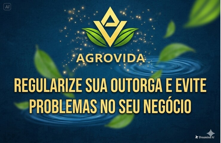 Regularize sua outorga e evite problemas no seu negócio com a Agrovida