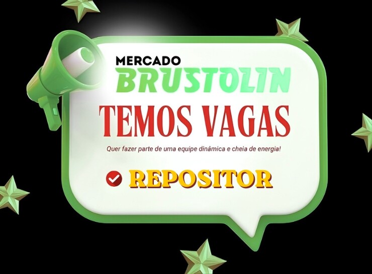 📢 Oportunidade de Emprego no Mercado Brustolin!