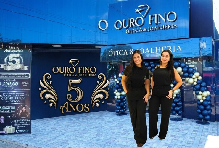 🌟 Ouro Fino Comemora 5 Anos de Elegância e Preço Baixo!