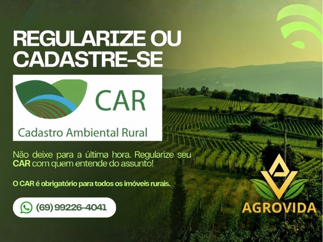 Regularize seu CAR e evite problemas na sua propriedade com a Agrovida!