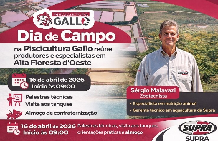 Dia de Campo na Piscicultura Gallo reúne produtores e especialistas em Alta Floresta d’Oeste