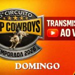 Transmissão ao vivo: 5º Circuito Top Cowboys 2026 – Domingo 19 de Abril!