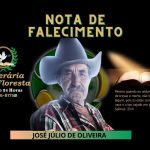 Funerária Alta Floresta comunica o falecimento do Senhor José Júlio de Oliveira