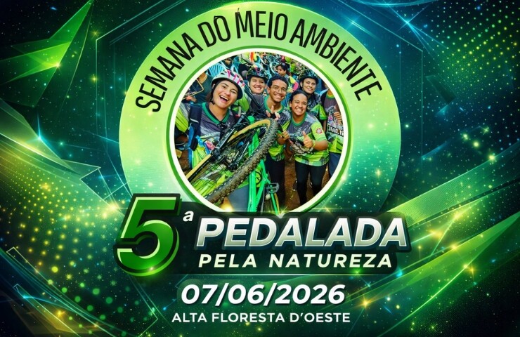 🚴‍♂️ 5ª Pedalada pela Natureza une esporte, conscientização e preservação em Alta Floresta D’Oeste