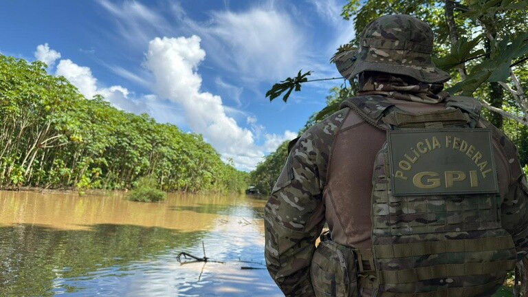 Policia Federal e IBAMA deflagram operação Iterum III contra o garimpo ilegal no Rio Madeira/RO