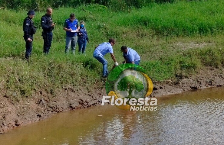 Urgente: Homem é encontrado morto no Rio Tiguí ponte da av São Paulo, bairro Princesa Izabel em Alta Floresta