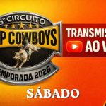 Transmissão ao vivo: 5º Circuito Top Cowboys 2026 – Sábado 18 de abril!