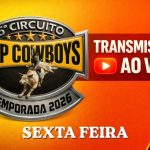 Transmissão ao vivo: 5º Circuito Top Cowboys 2026 – Sexta-Feira 17 de Abril!