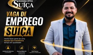 🚨 Oportunidade de Emprego na Suíça!