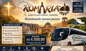 Romaria 2027 sairá de Alta Floresta com destino aos principais santuários do Brasil
