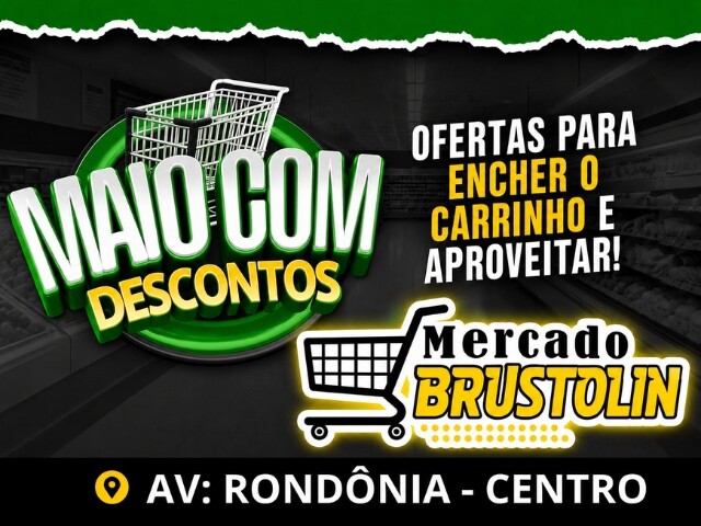 Maio de ofertas com descontos de encher o carinho no Mercado Brustolin, confira!