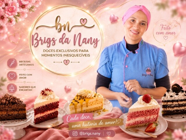 Brigs da Nany conquista clientes com doces artesanais e sabores irresistíveis