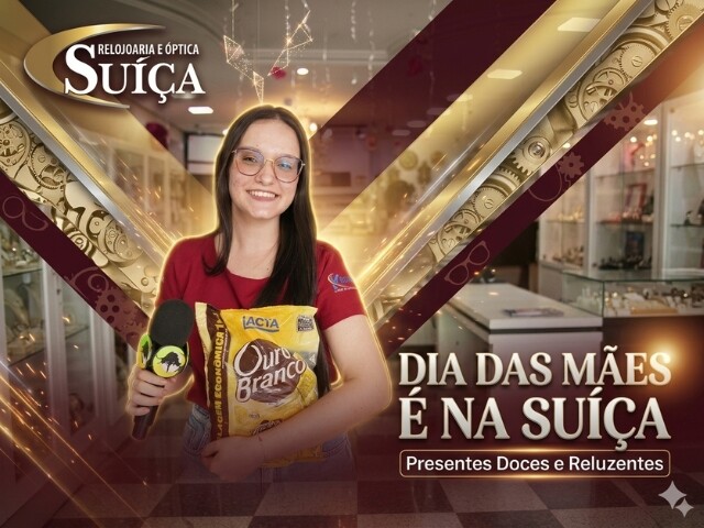 Os Melhores presente para a sua mamãe estão na Relojoaria Suiça!