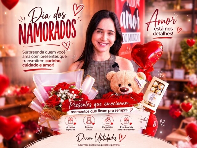 Amor em Cada Detalhe: Decor Utilidades se Prepara para o Dia dos Namorados com Novidades e Presentes Personalizados