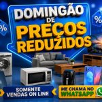 Domingão de Preços Reduzidos na Gazin traz ofertas imperdíveis em eletrodomésticos e eletrônicos