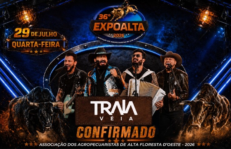 Trava Véia é atração confirmada na abertura da 36ª Expoalta 2026