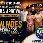 Durante aniversário do município, Câmara aprova mais de R$ 6,3 milhões em recursos para Alta Floresta D’Oeste