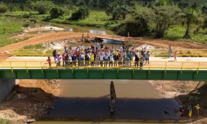 Em São Miguel do Guaporé ação do deputado Ismael Crispin garante ponte de concreto e aço na Linha 86