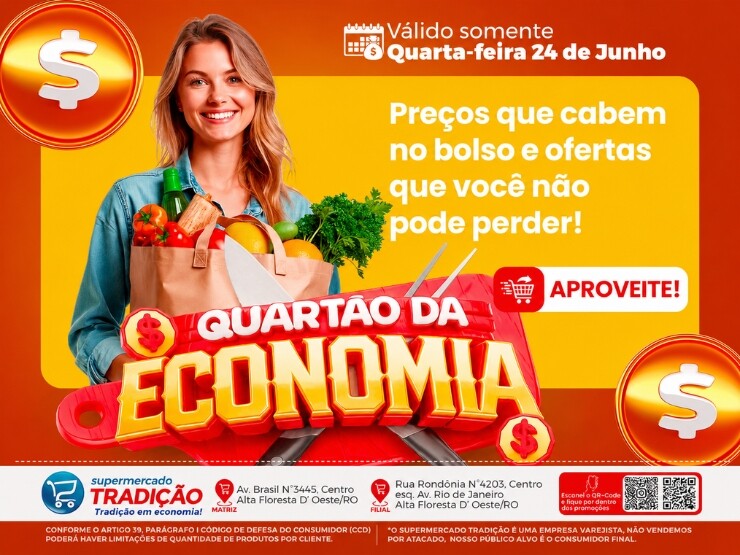 🔥🔥🛒🛒Quartão da economia no supermercado tradição 🔥🔥🛒🛒