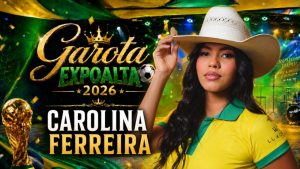 Desfile candidata a Garota Expoalta 2026 Carolina Ferreira