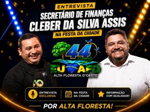 Entrevista com o secretário de finanças Cleber da Silva Assis